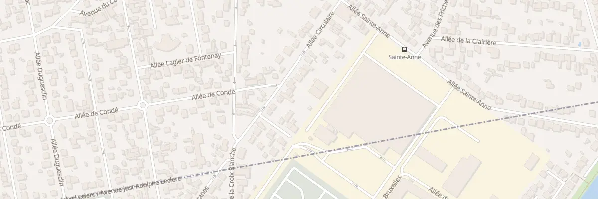 Plan du 75T All Circulaire à Aulnay-sous-Bois
