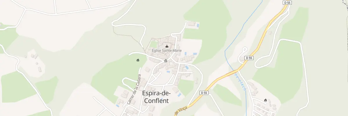 Plan du 32 Le Village à Espira-de-Conflent