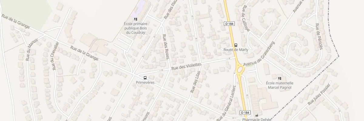 Plan du 15 Rue des Violettes à Puiseux-en-France