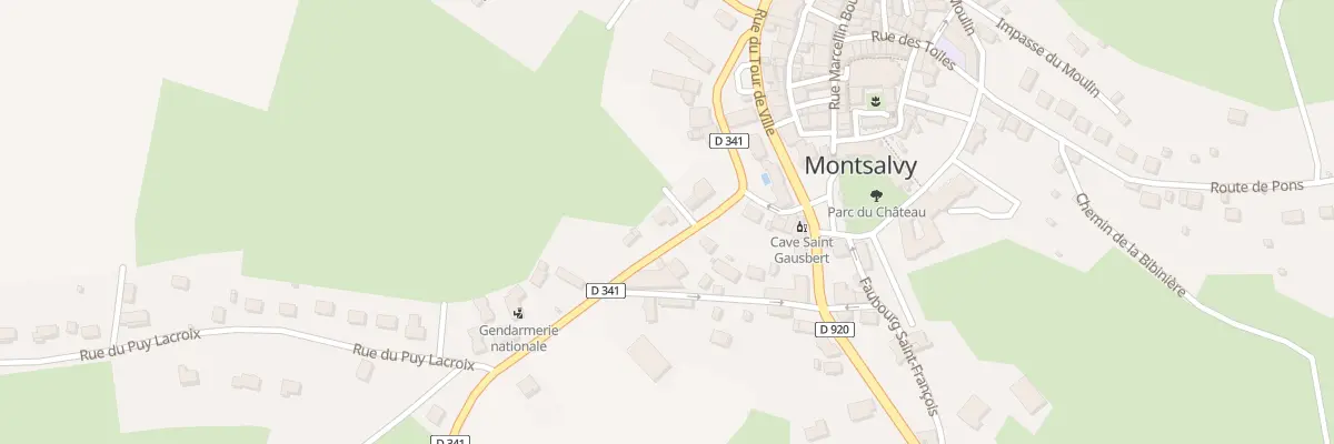 Plan du 14 Rue de la Clemence à Montsalvy