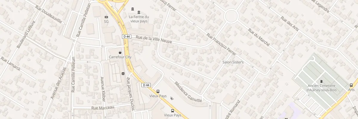 Plan du 23 Rue du Progrès à Aulnay-sous-Bois