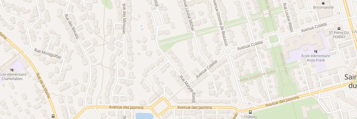 Plan du 20 Rue Maryse Bastie à Saint-Pierre-du-Perray