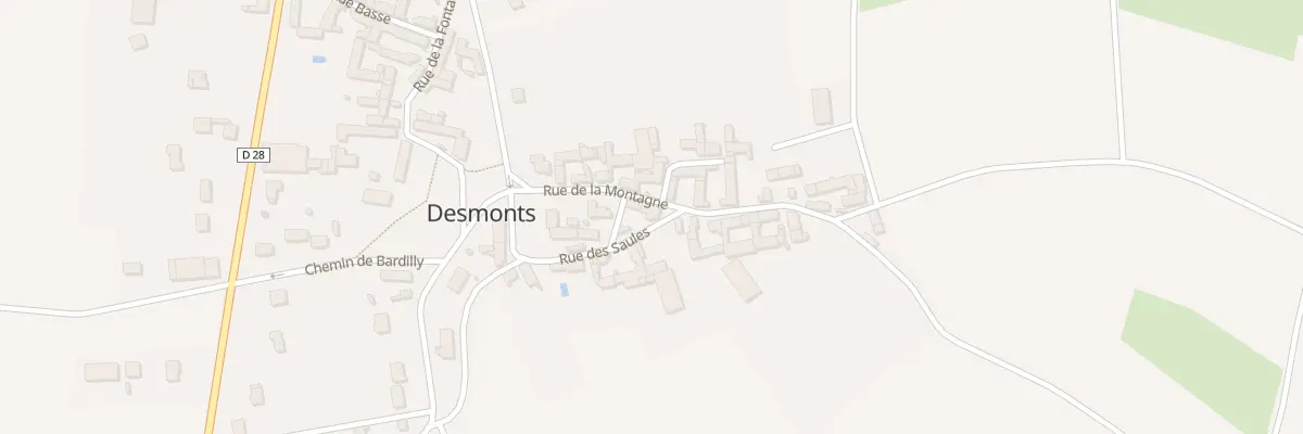 Plan du 4 Rue des Saules à Desmonts