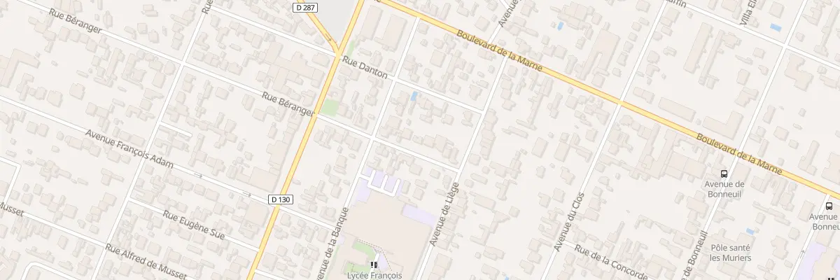 Plan du 63B Rue Béranger à Saint-Maur-des-Fossés