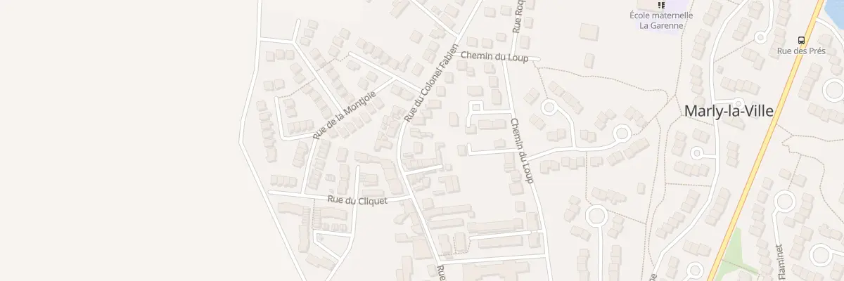 Plan du 72 Rue du Colonel Fabien à Marly-la-Ville