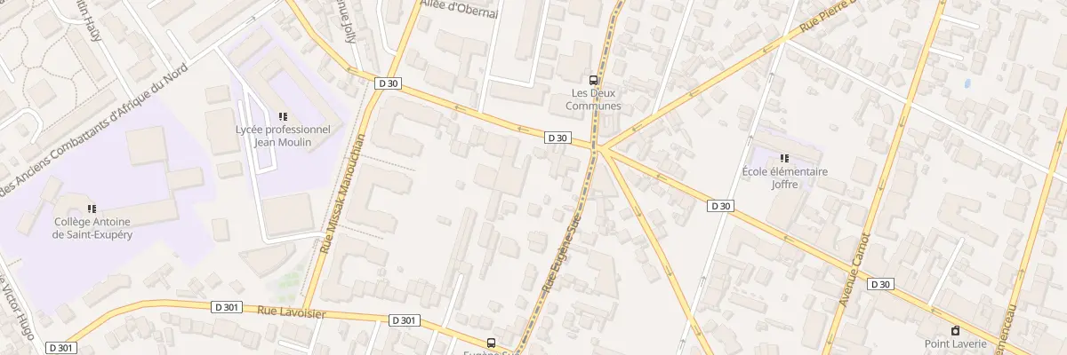 Plan du 220 Rue du Gen Leclerc à Rosny-sous-Bois