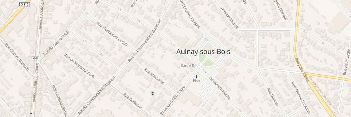 Plan du 9 Bd de l’Hôtel de Ville à Aulnay-sous-Bois