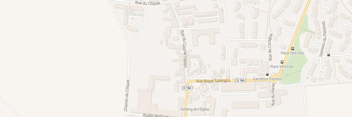 Plan du 25 Rue du Colonel Fabien à Marly-la-Ville