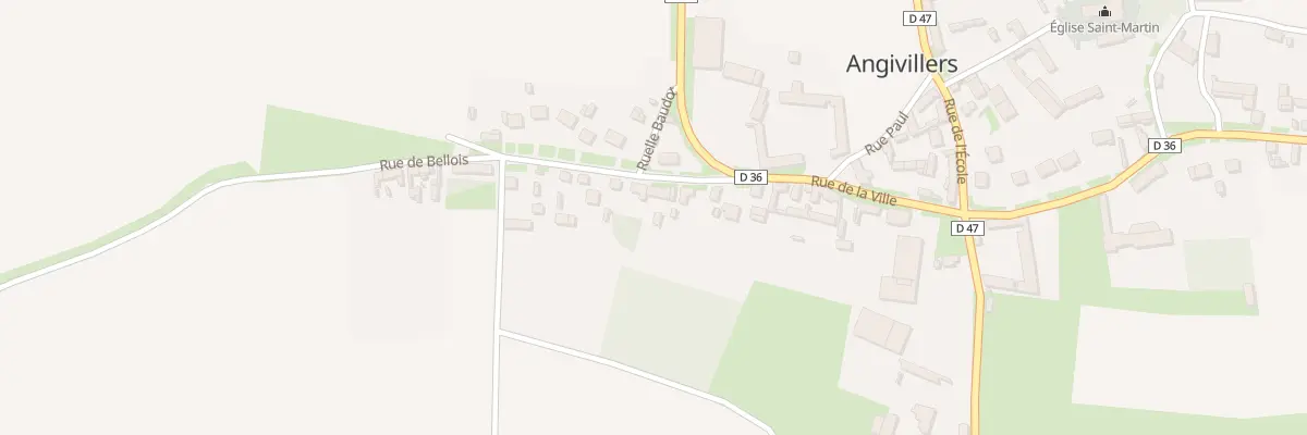 Plan du 203 Rue de la Ville à Angivillers
