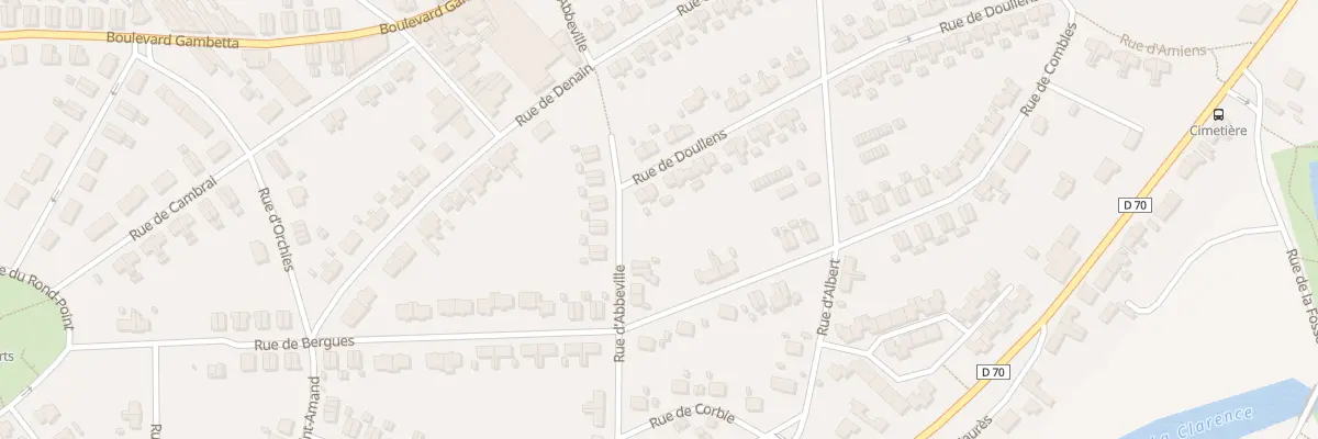 Plan du 3 Rue de Doullens à Marles-les-Mines