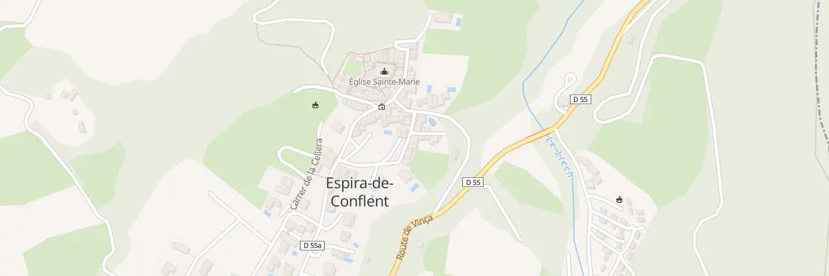 Plan du 21 Le Village à Espira-de-Conflent