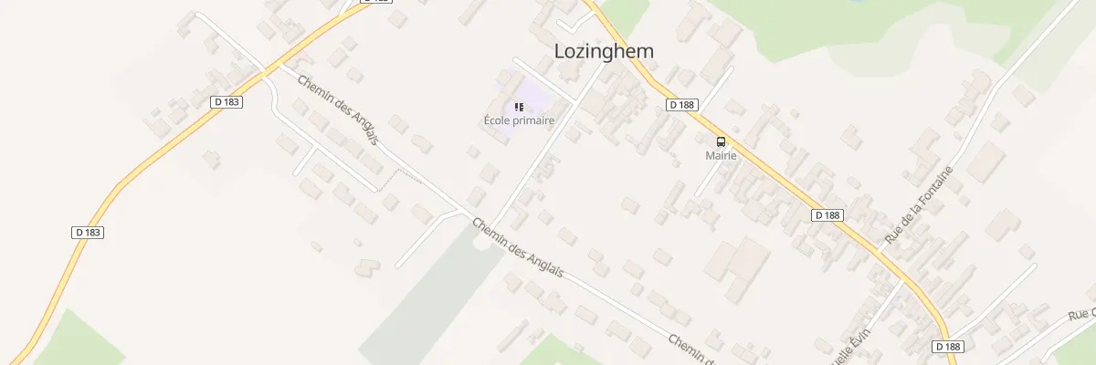 Plan du 6 Rue du Cimetière à Lozinghem