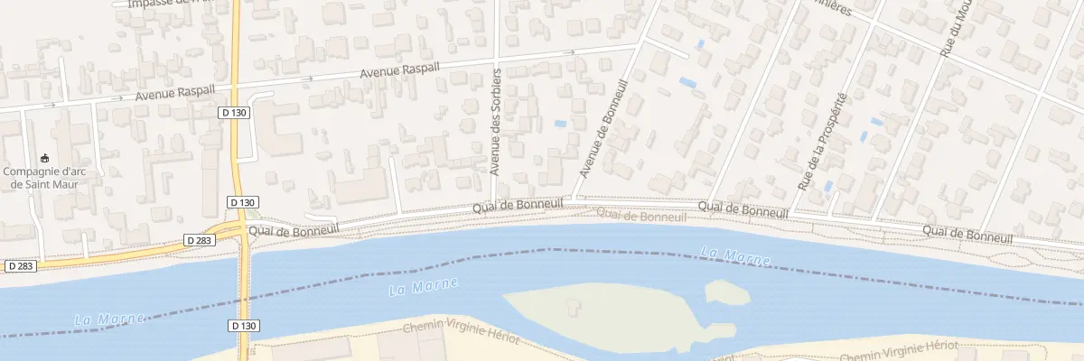 Plan du 119 Quai de Bonneuil à Saint-Maur-des-Fossés