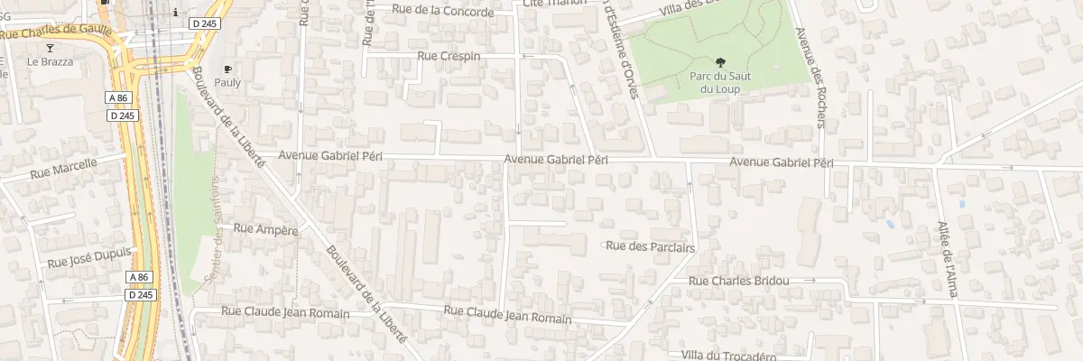 Plan du 42T Av Gabriel Péri au Perreux-sur-Marne