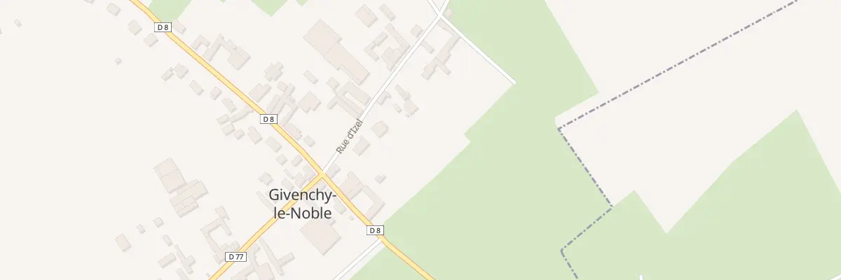 Plan du 1T Rue d’Izel à Givenchy-le-Noble