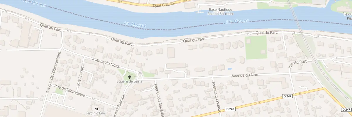 Plan du 50 Quai du Parc à Saint-Maur-des-Fossés