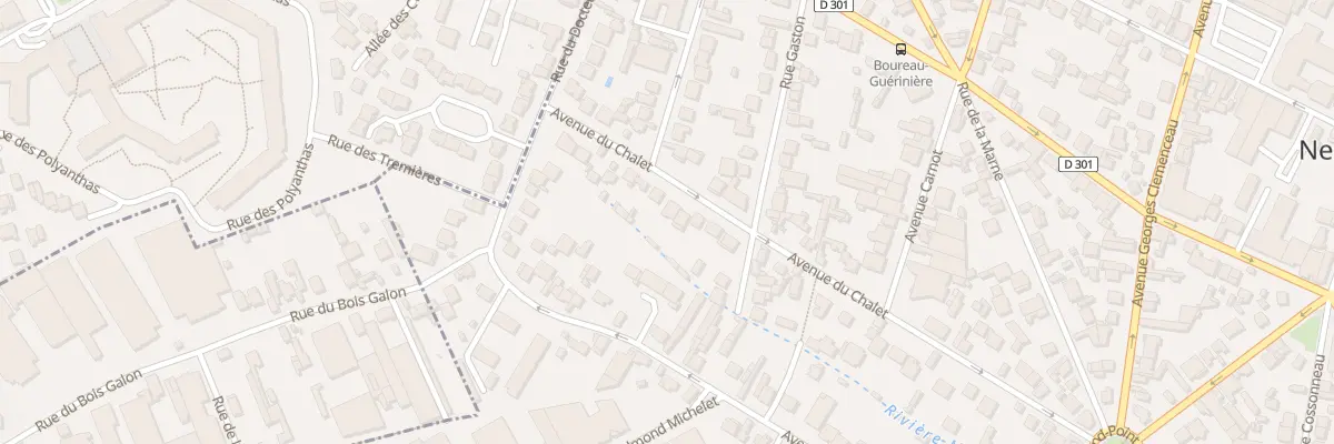 Plan du 20 Av du Chalet à Neuilly-Plaisance