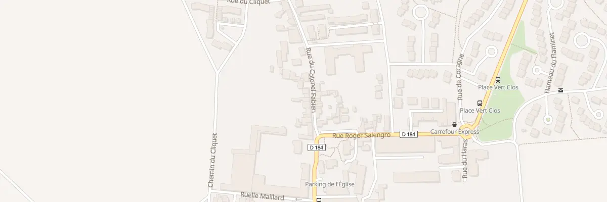 Plan du 23 Rue du Colonel Fabien à Marly-la-Ville