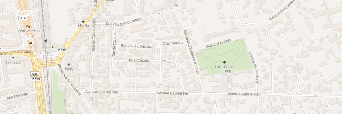 Plan du 15 Rue Crespin au Perreux-sur-Marne
