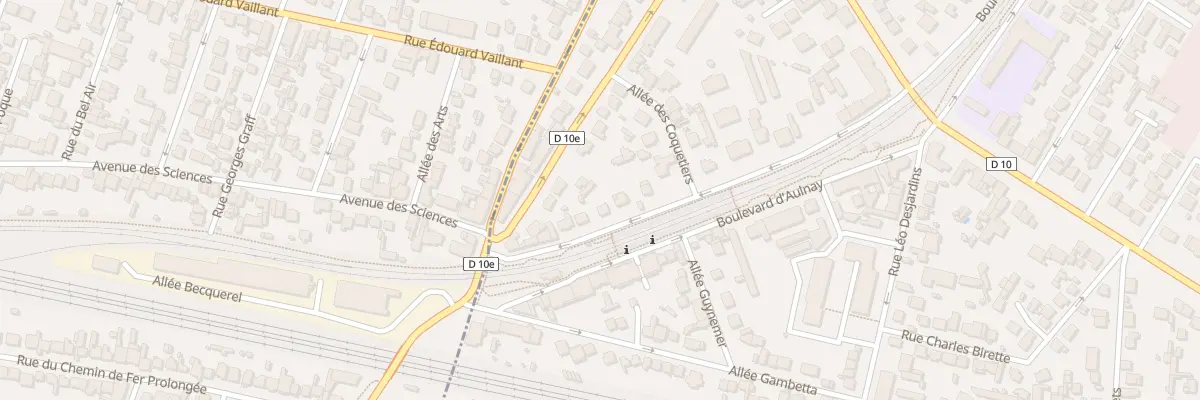 Plan du 21 Bd d’Aulnay à Villemomble