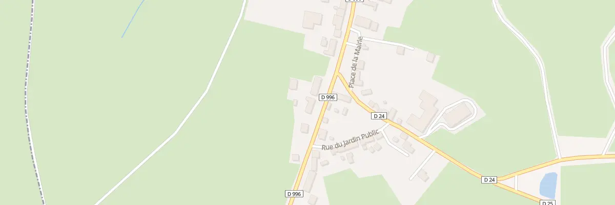 Plan du 5018 Le Bourg à Fontanières