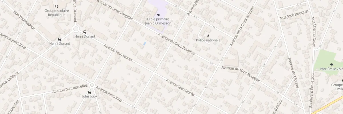 Plan du 21B Av Jean-jacques Rousseau à Aulnay-sous-Bois