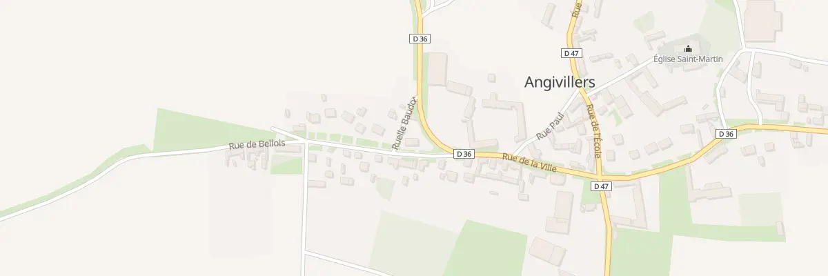 Plan du 208 Rue de la Ville à Angivillers