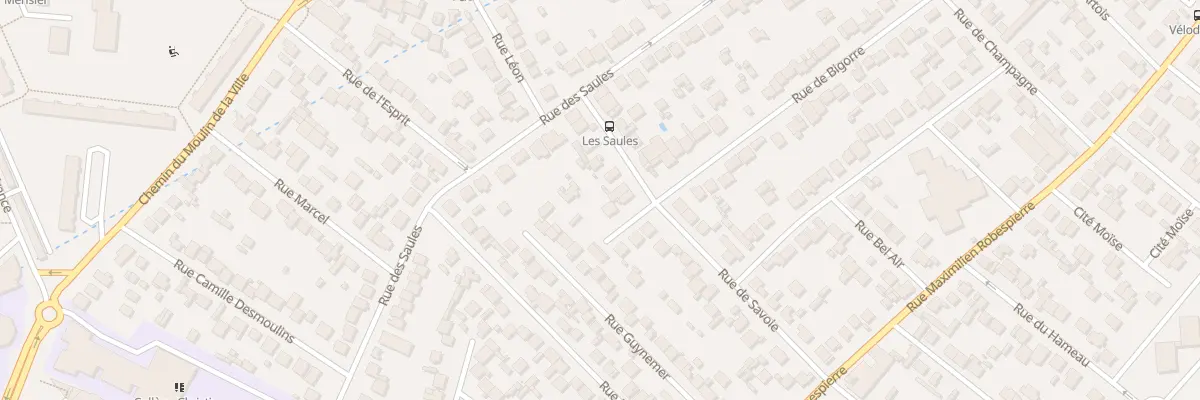 Plan du 3 Rue de Bigorre à Aulnay-sous-Bois