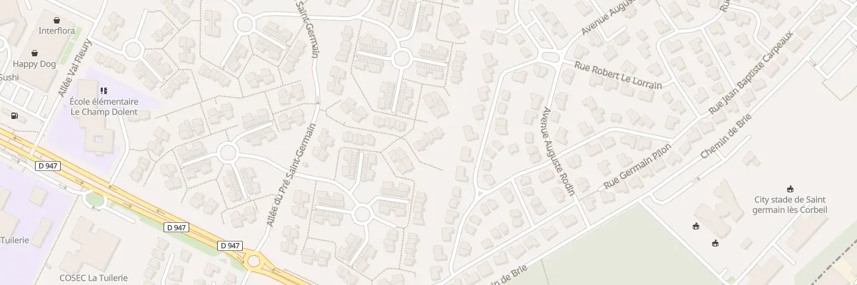 Plan du 31 Sq Clément Marot à Saint-Germain-lès-Corbeil