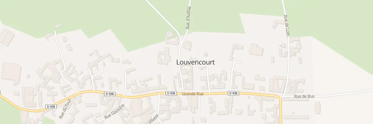 Plan du 4 Rue d’Authie à Louvencourt