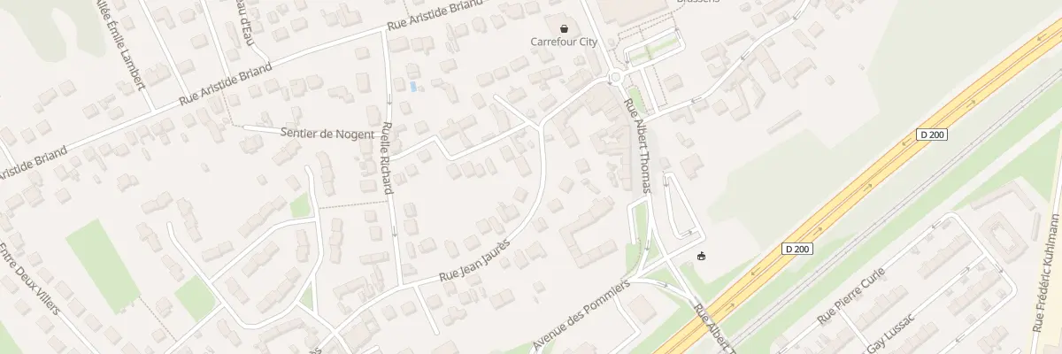 Plan du 91B Rue Jean Jaurès à Villers-Saint-Paul