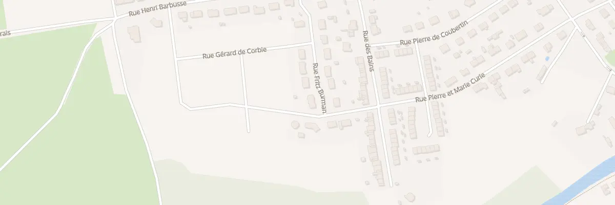 Plan du 1 Rue Fritz Burman à Corbie