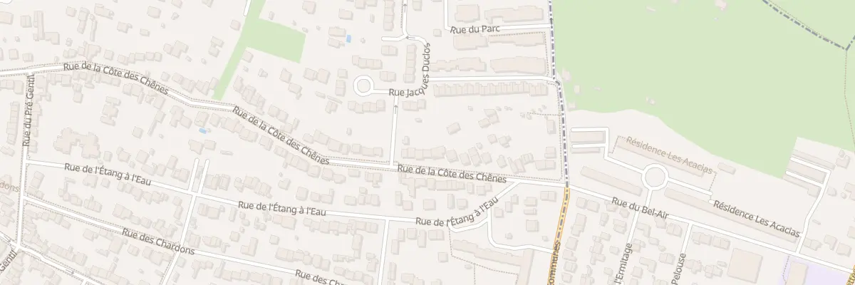 Plan du 131B Rue de la Côte des Chênes à Rosny-sous-Bois