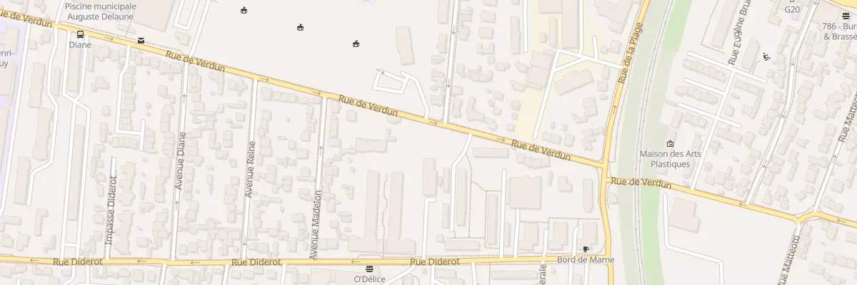 Plan du 140 Rue de Verdun à Champigny-sur-Marne