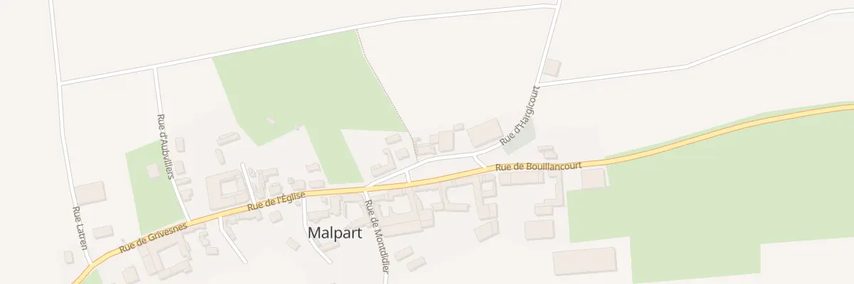 Plan du 6 Rue d’Hargicourt à Malpart