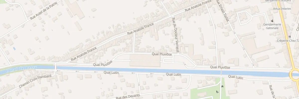 Plan du 21 Quai Pluviôse à Saint-Amand-Montrond