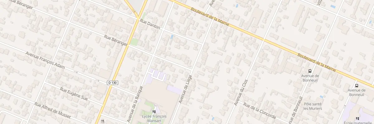 Plan du 69 Rue Béranger à Saint-Maur-des-Fossés