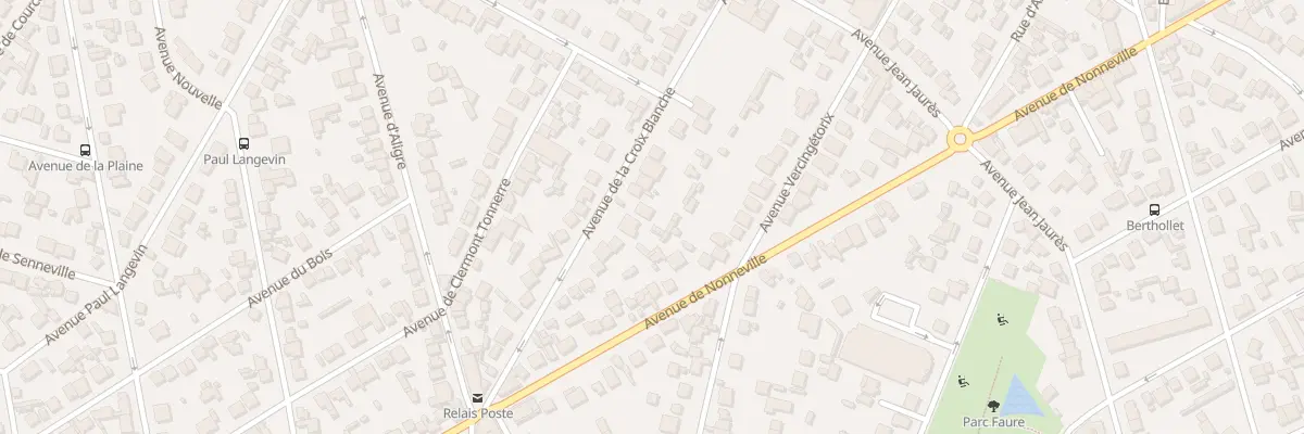 Plan du 95 Av de la Croix Blanche à Aulnay-sous-Bois