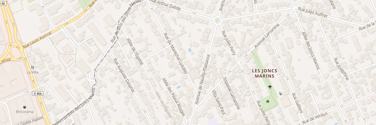 Plan du 4 Rue du Maréchal Lyautey au Perreux-sur-Marne