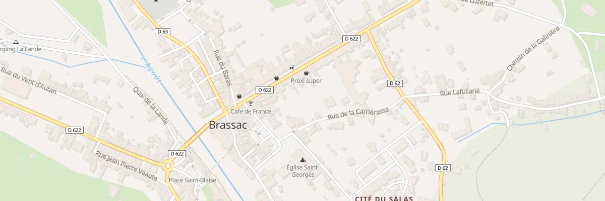 Plan du 22 All du Château à Brassac