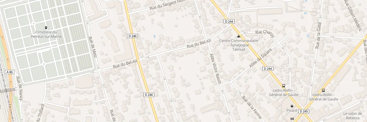 Plan du 11 Rue du Bel-Air au Perreux-sur-Marne