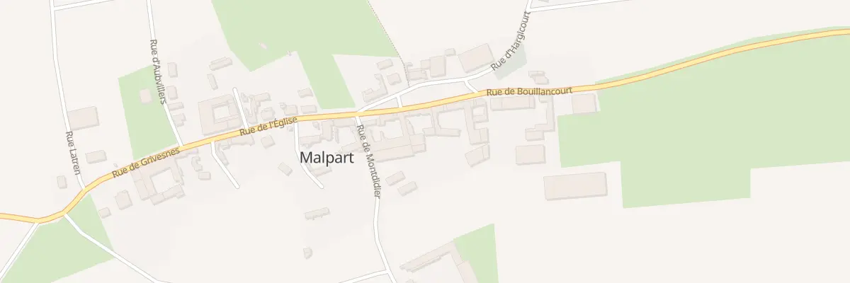 Plan du 5 Rue de Bouillancourt à Malpart