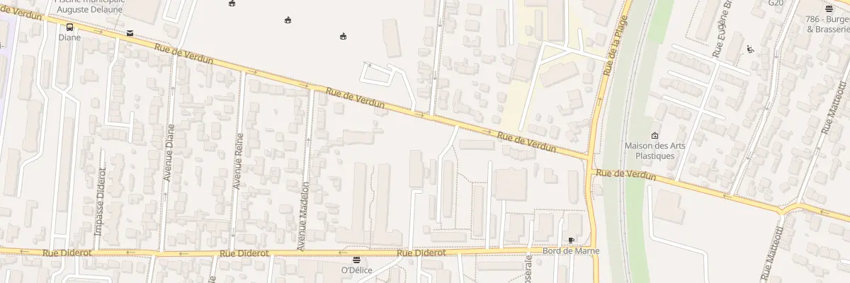 Plan du 142 Rue de Verdun à Champigny-sur-Marne