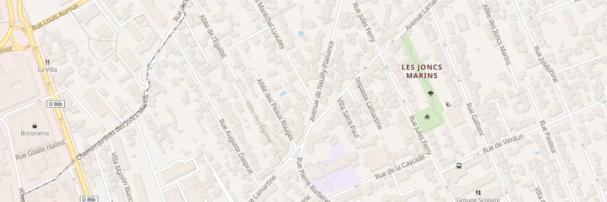 Plan du 1 Rue du Maréchal Lyautey au Perreux-sur-Marne
