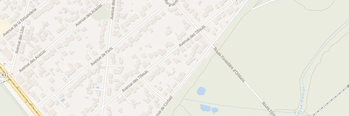 Plan du 25 Av des Tilleuls à Brunoy