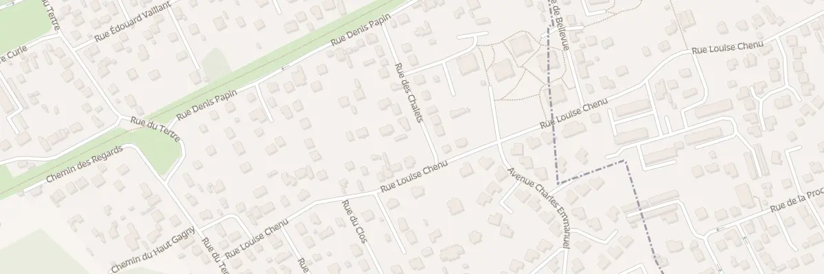 Plan du 58 Rue Louise Chenu à Limeil-Brévannes