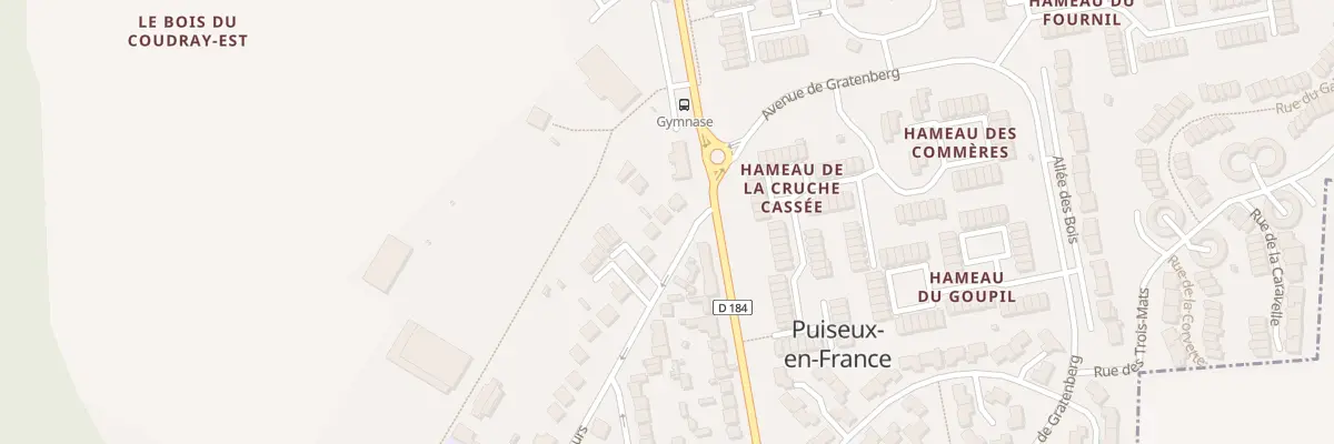 Plan du 4 Rue des Fleurs à Puiseux-en-France