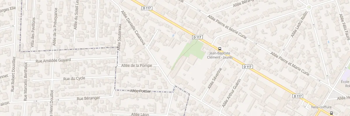 Plan du 75 All Danielle Casanova aux Pavillons-sous-Bois