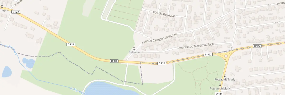 Plan du 30 Rue du Marechal Foch à Fosses