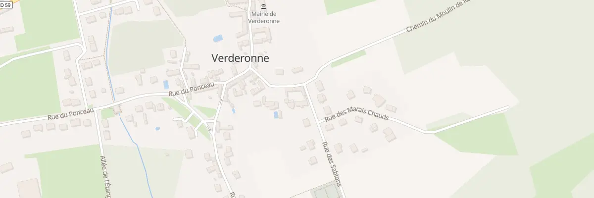 Plan du 6 Rue des Sablons à Verderonne